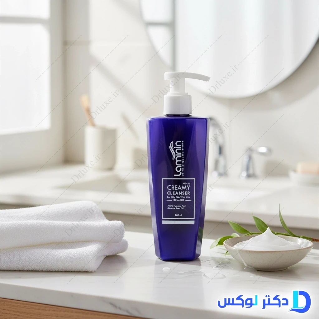 شوینده کرمی مناسب پوست چرب لامینین 200 میلی‌لیتر